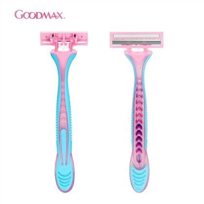 Triple Blade Face Razor rau Cov Poj Niam