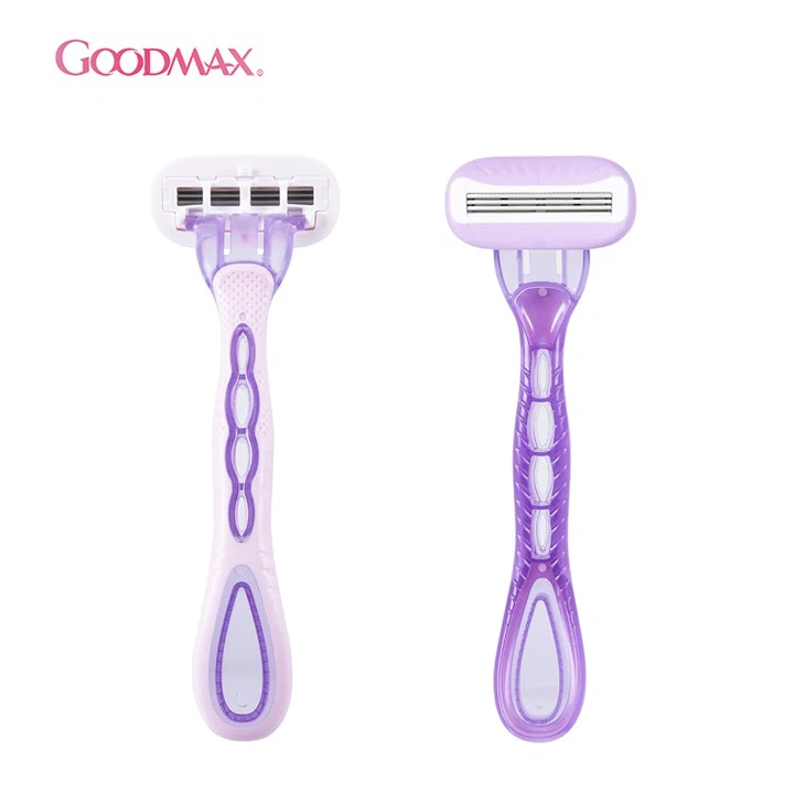 Triple Blade Disposable Razor Qhib Rov Qab